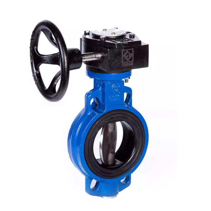 شیر پروانه‌ ای ویفری گیربکسی کلاس 150 در فروشگاه فاراب خاکپور