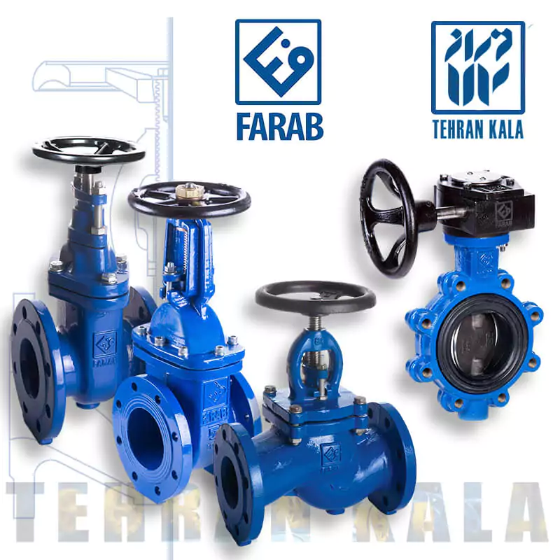 انواع شیرآلات کشویی فارآب : بررسی کامل کاربردها و ویژگی‌ها